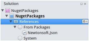 Newtonsoft.Json package installed to the project